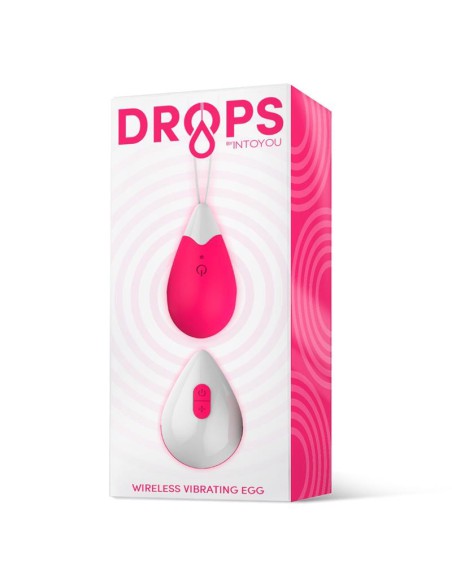 Huevo Vibrador Control Remoto USB Silicona Drops