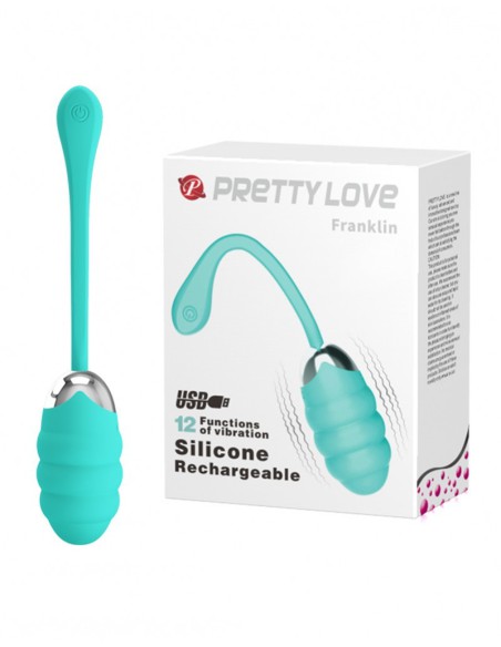 Franklin Huevo Vibrador USB Silicona Pretty Love