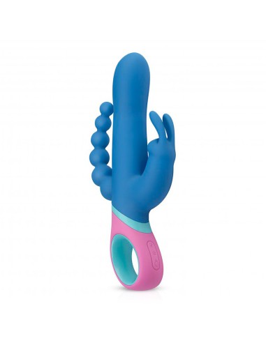 Vibrador Rotador Vice Triple Estimulación