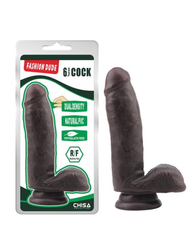 Dildo Dual Density Fashion Dude 17 cm Natural