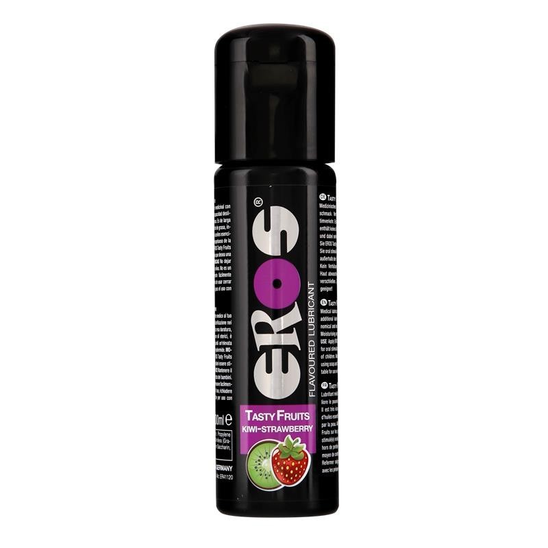 Lubricante Eros Tasty Fruits de Fresa y Kiwi 100 Ml