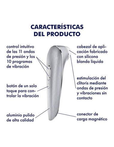 Estimulador Clitoris Luxury High Fashion Satisfyer