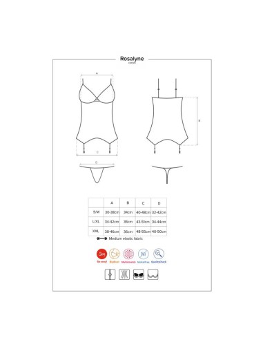 Corset Rojo Encaje Rosalyne