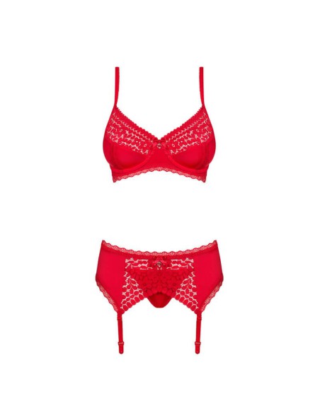 Conjunto Lencería Roja Jolierose