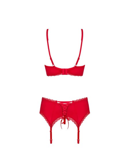 Conjunto Lencería Roja Jolierose