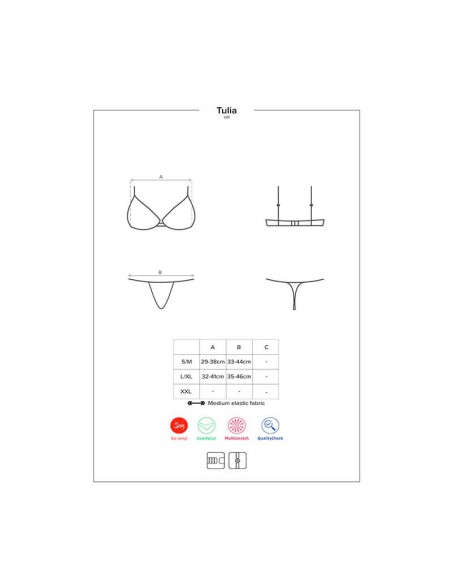 Conjunto con Encaje Tulia