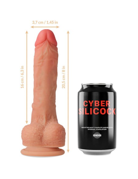 Dildo Realistico Connor De Silicona Liquida 20.5 cm