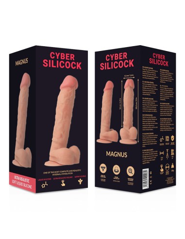 Arnes con Pene de Silicona Liquida Magnus 15,5 cm