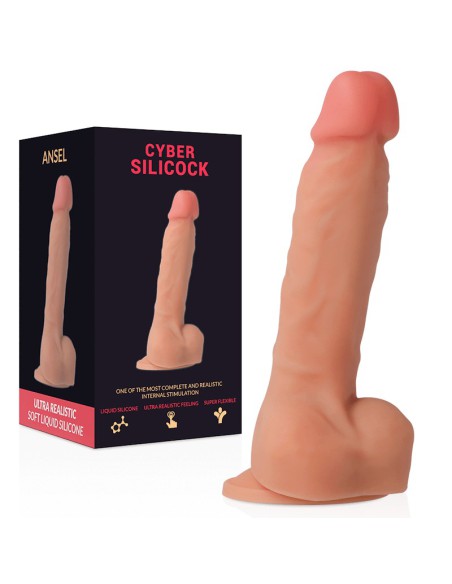 Arnes con Pene Ansel 12 cm de Silicona Liquida