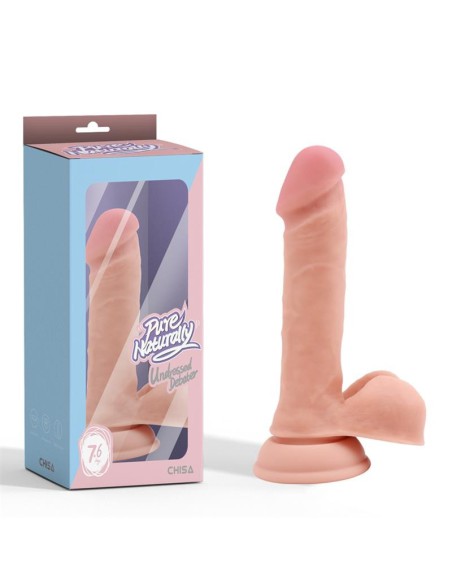 Dildo De Silicona Líquida Doble Densidad 19.2 cm