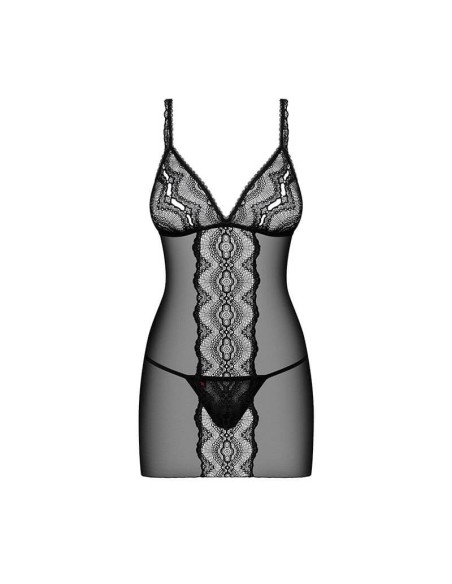 Picardías y Tanga Negro Lucita