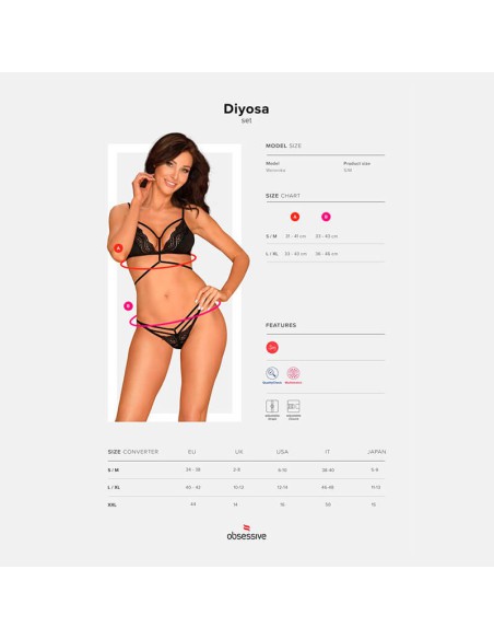 Conjunto Sujetador y Braguita Diyosa