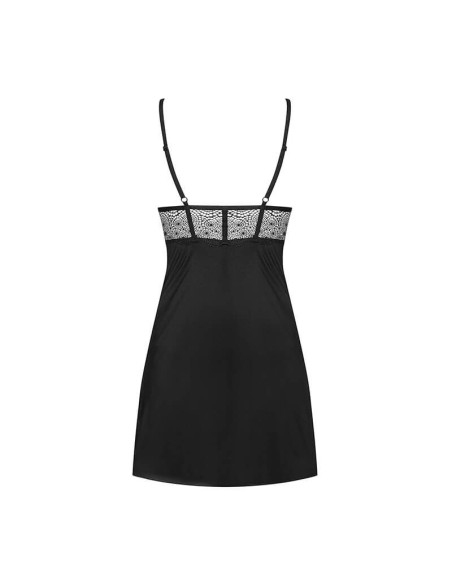 Picardias Negro Con Tanga a Juego Sharlotte