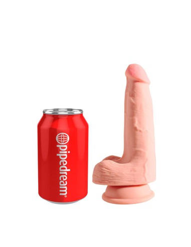 Pene Realístico Triple Densidad 13 cm King Cock