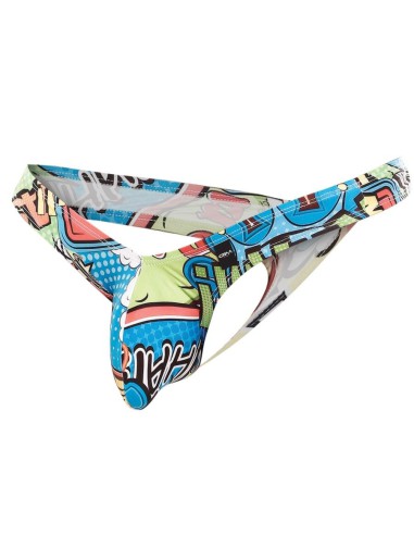 Tanga Hombre con Push Up Comic