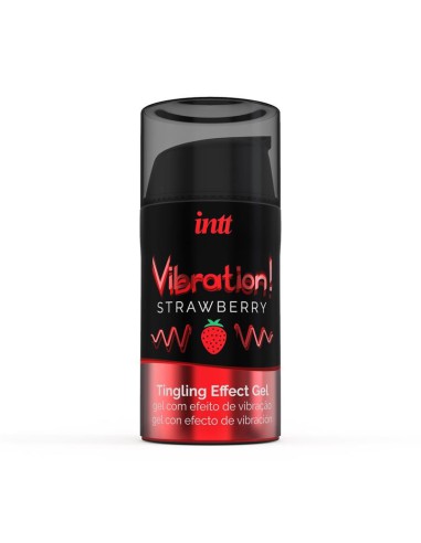 Vibrador Liquido Fresa Intt 15 ml