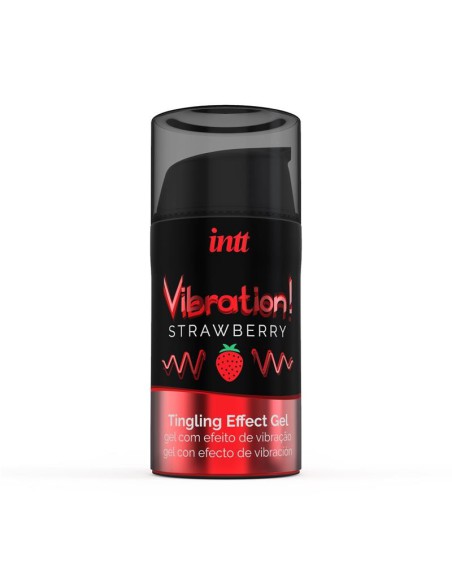 Vibrador Liquido Fresa Intt 15 ml
