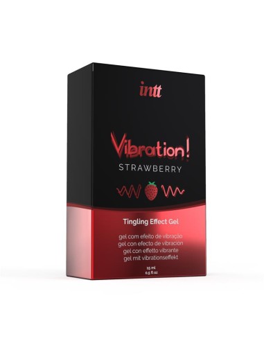 Vibrador Liquido Fresa Intt 15 ml