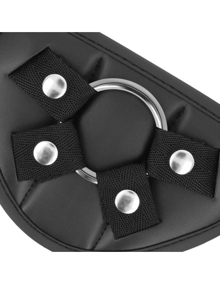 Arnes Vibrador Con Dildo 17.5 cm Cyber Strap