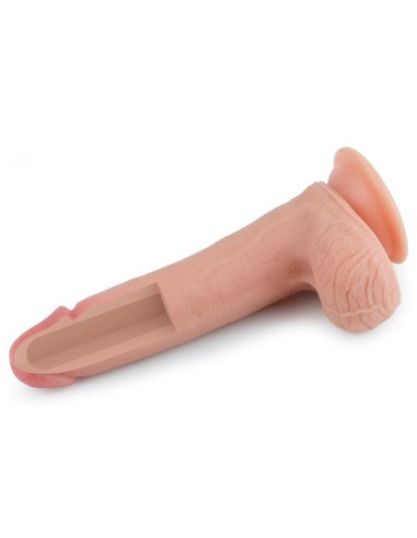 Consolador Con Ventosa Doble Densidad 20,5 cm