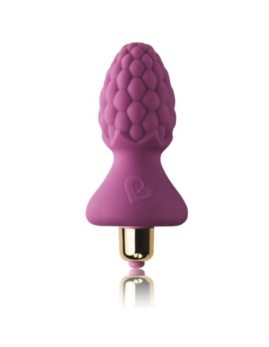 Plug Anal con Vibrador Frambuesa