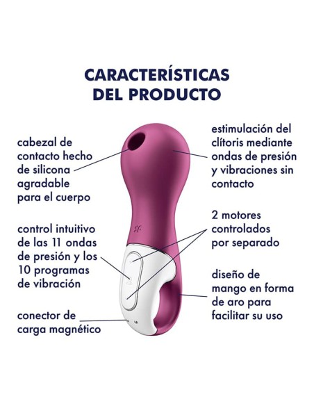 Estimulador Clitoris Lucky Libra Satisfyer