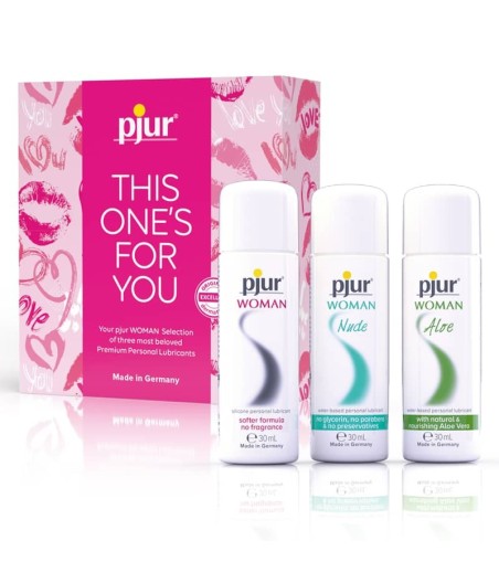 Pack 3 Lubricantes Mujer Pjur Woman Selection 30 ml