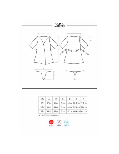 PICARDIAS SATINIA ROBE NEGRO