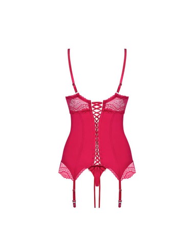 Corset Rojo Encaje Rosalyne
