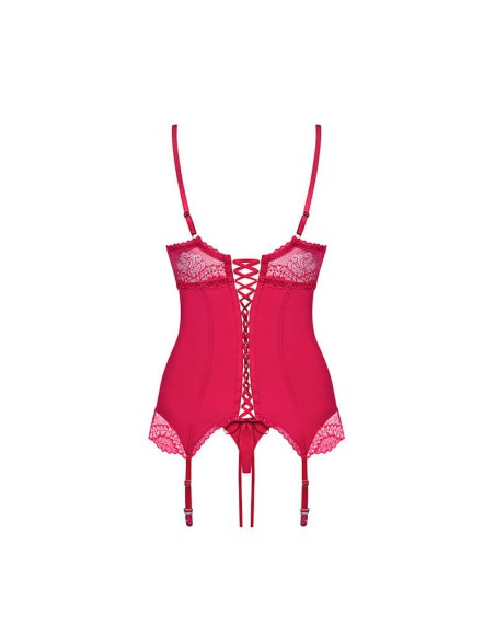 Corset Rojo Encaje Rosalyne