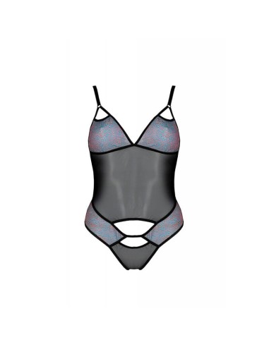 Body Transparente Negro Carina
