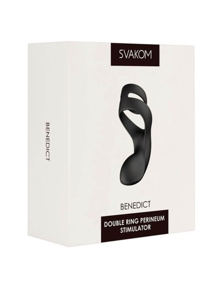 Anillo Vibrador Pene Benedict Negro