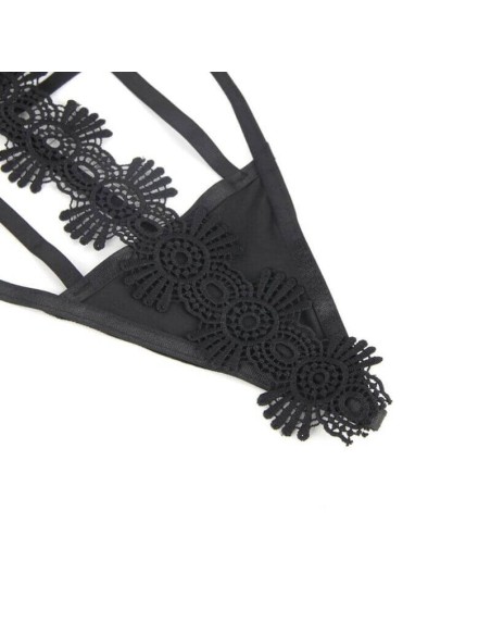 Body Negro De Tirantes