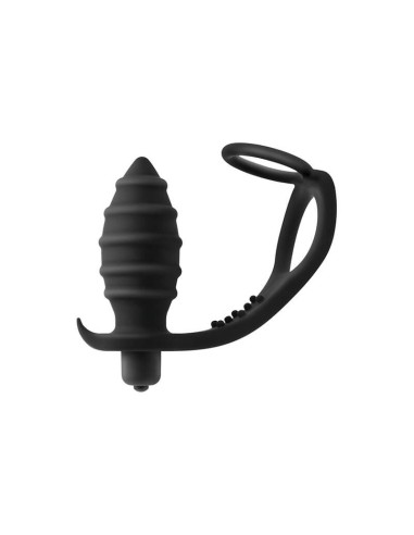 Plug Anal Vibrador Throttle Negro