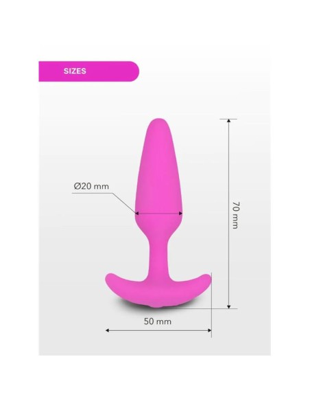 Plug Vibrador Anal Gplug xs Rosa