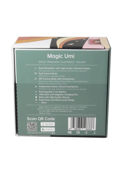 Vibrador Doble Estimulacion Con App Umi