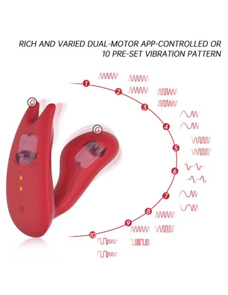 Vibrador Doble Estimulacion Con App Umi