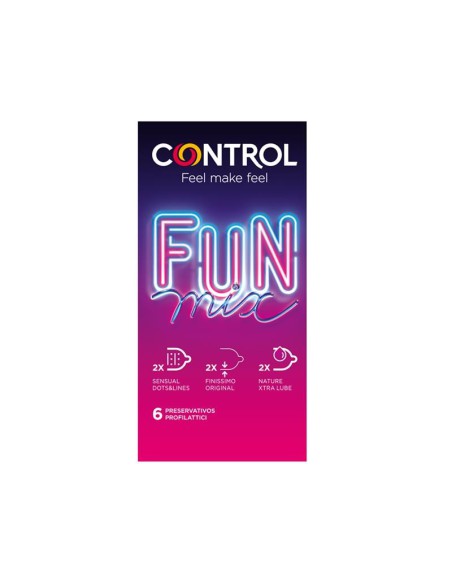 PRESERVATIVOS CONTROL FEEL FUN MIX KUKUXUMUSU 6 UNIDADES