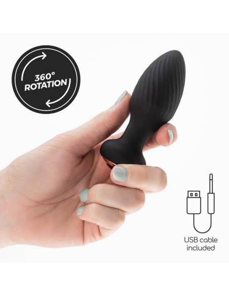 Plug Anal Vibrador Con Mando Twister