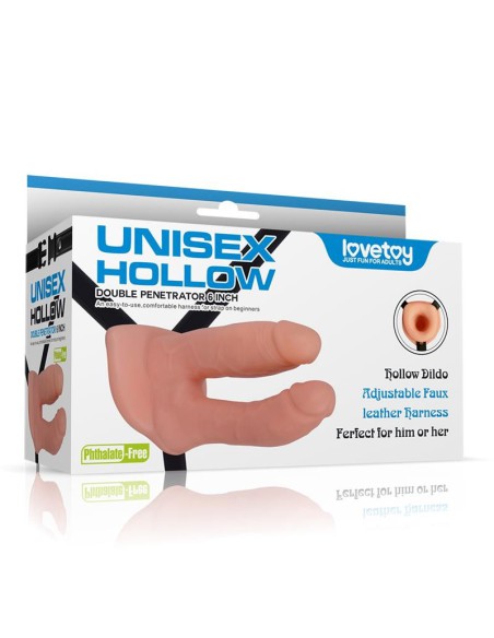 Arnes Con Pene Hueco Doble Unisex