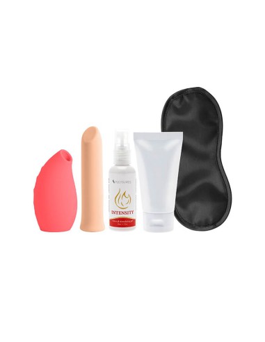 Kit erotico Lovers Coral y Naranja