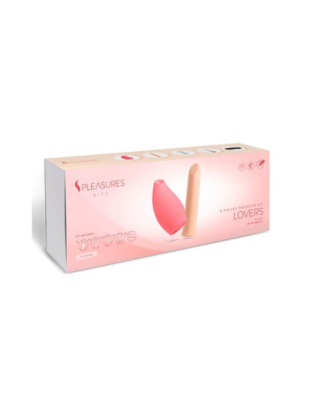 Kit erotico Lovers Coral y Naranja