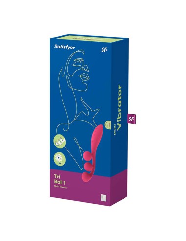 Multi Vibrador De Bolas Tri Ball 1 Rojo Satisfyer