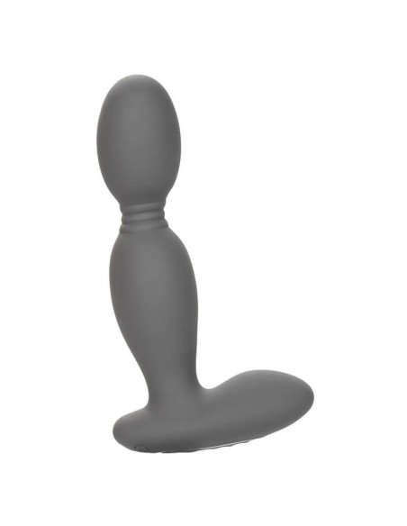 Plug Vibrador Anal Con Rotación Eclipse Gris