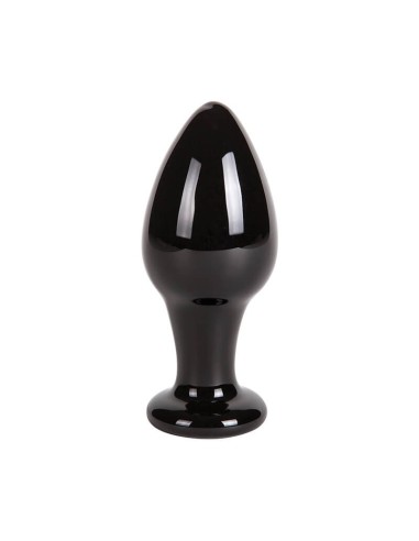 Plug Anal Vidrio Astro Negro