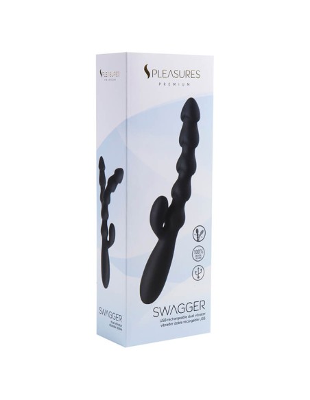 Vibrador Rabbit Swagger Negro
