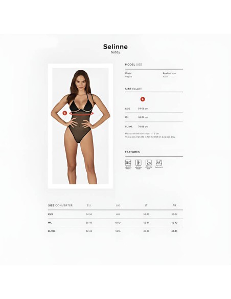 Body De Malla Translúcido Selinne