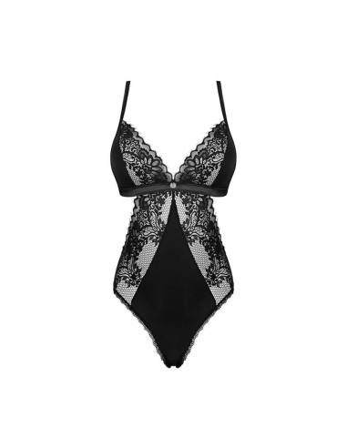 Body De Encaje Negro Maderris