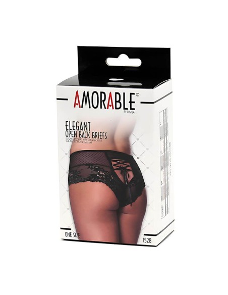Cullote Negro Con Espalda Abierta