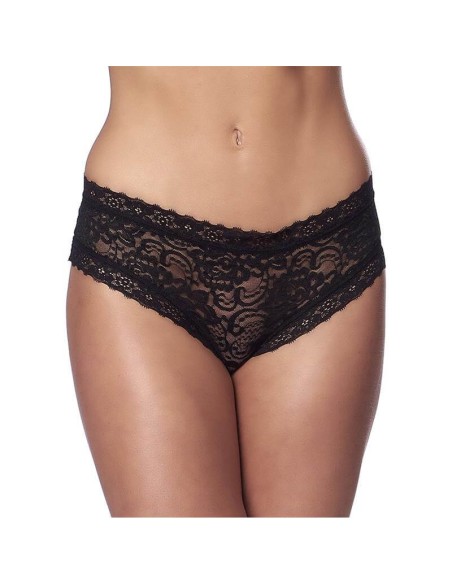 Braguita Culotte De Encaje Con Espalda Abierta